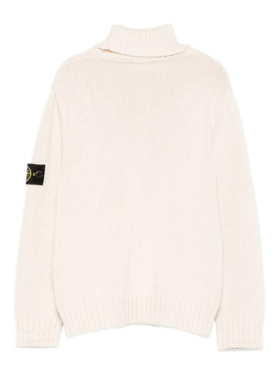 25FW [키즈] 스톤 아일랜드 니트/스웻셔츠 K2S165100018 S01A2 V0099 Beige - STONE ISLAND