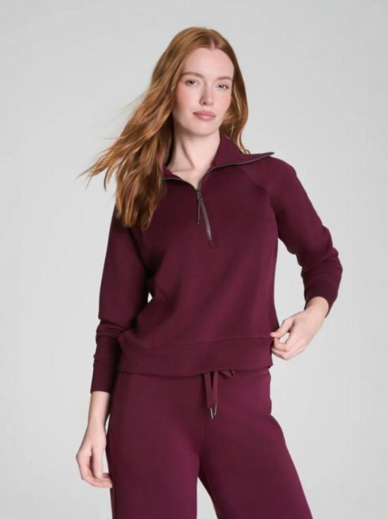  Spanx 셔츠 스팽스 Ae 하프 지퍼 - SPANX