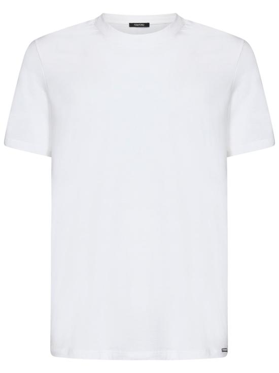 25FW 톰포드 폴로 티셔츠 T4M081410 100 WHITE