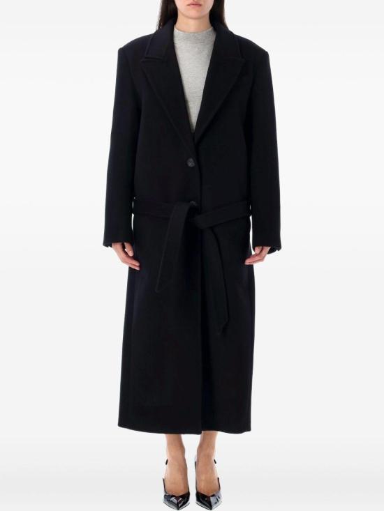 25FW 디 아티코 코트 251WCC00084WWV058AA 100 BLACK - THE ATTICO