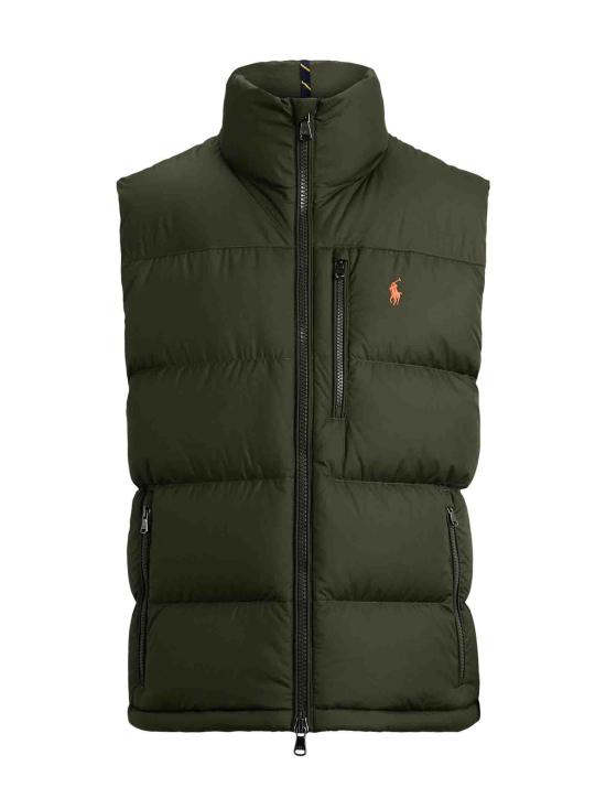 25FW 폴로 랄프로렌 고햄 다운 베스트 710968283 003 GREEN