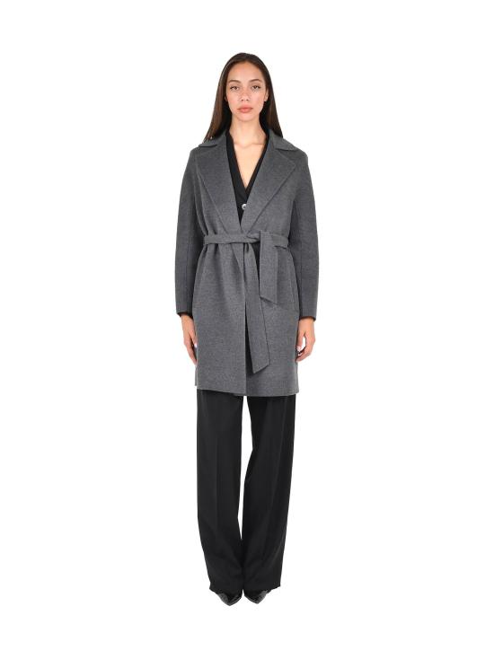 25FW 막스마라 드라베나 더블 브레스트 미디 코트 2526016091600 011 GREY - MAX MARA