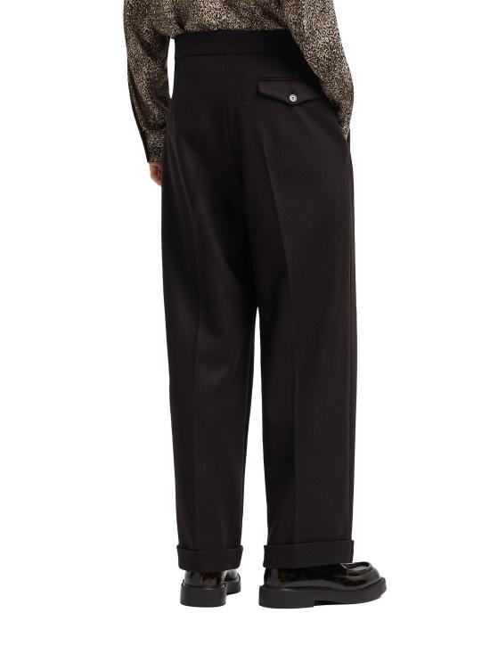 25FW 엠포리오 아르마니 스트레이트 팬츠 EM003584TE17078 U8137 BROWN - EMPORIO ARMANI