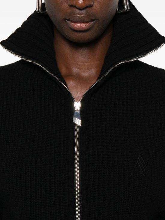 25FW 디 아티코 가디건 251WCD00009KWS010AA 100 BLACK - THE ATTICO