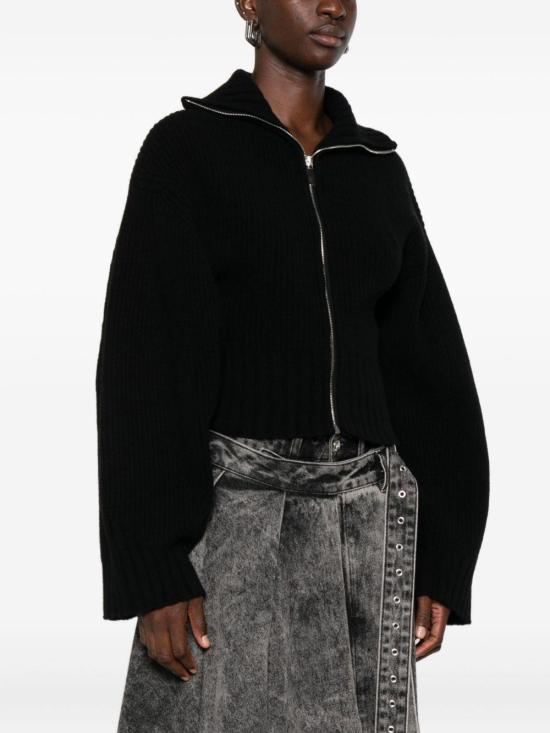 25FW 디 아티코 가디건 251WCD00009KWS010AA 100 BLACK - THE ATTICO