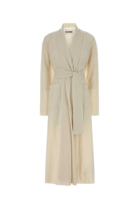 25FW 질샌더 가디건 J40GP0039J13204 104 White