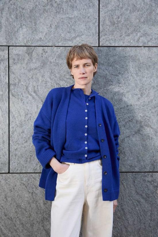  제임스 스트리트 코 가디건 . 오버사이즈 울 카디건 - JAMES STREET CO.