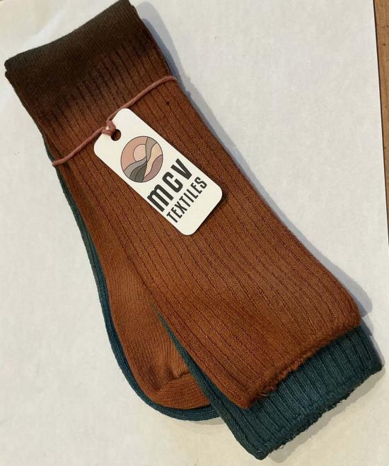  MCV Textiles 양말 Mcv Textiles 천연 염색 타이 다이 크루 - OTHER BRANDS