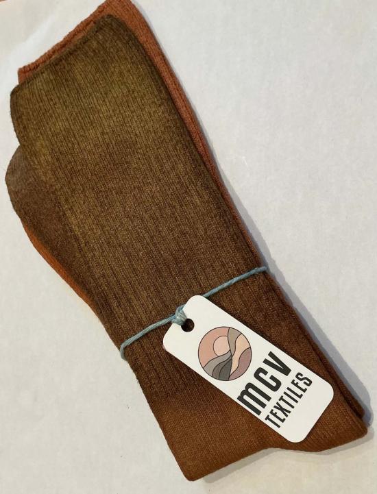  MCV Textiles 양말 Mcv Textiles 천연 염색 타이 다이 크루 - OTHER BRANDS