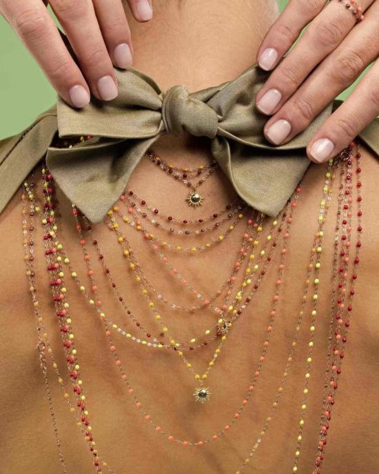  지지 끌로조 목걸이/팬던트 지지 클로조 클래식 지지 네크리스 보르도 - GIGI CLOZEAU