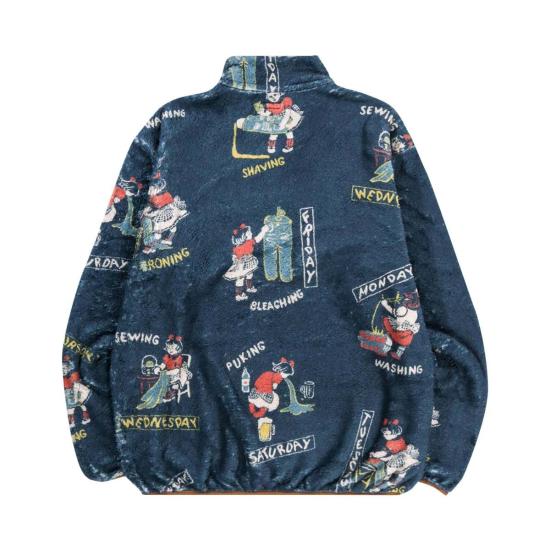  캐피탈 자켓 Kapital Kountry Calendar 플리스 풀오버 - KAPITAL