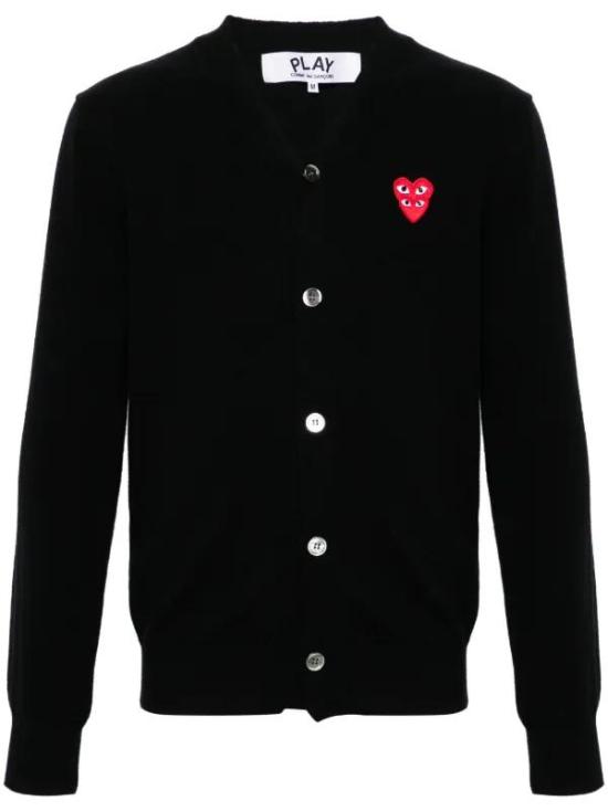 25FW 꼼데가르송 가디건 AXN0760511 BLACK DOM