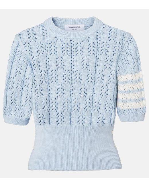 25FW 톰브라운 반팔 티셔츠 FKA495AY3017480 LIGHT BLUE DOM