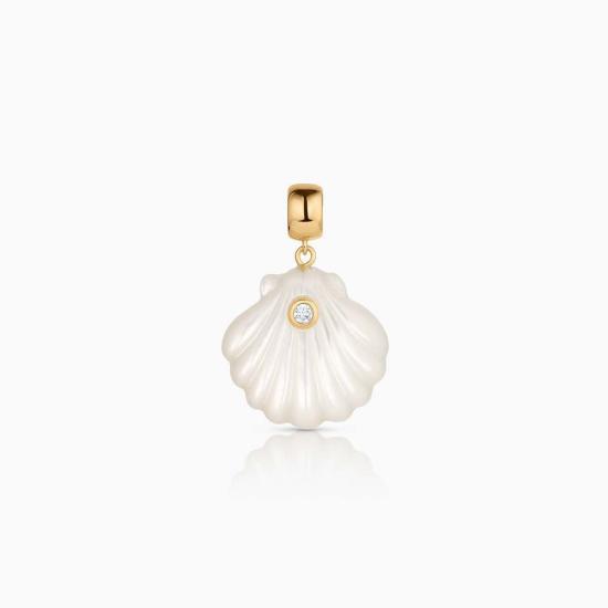  탯치 목걸이/팬던트 태치 코킬 진주 모더 보석 장신구