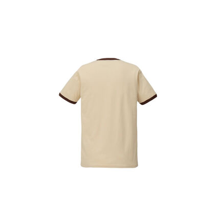  오니츠카타이거 반팔 티셔츠 2183B535 250 BEIGE BROWN DOM - ONITSUKA TIGER