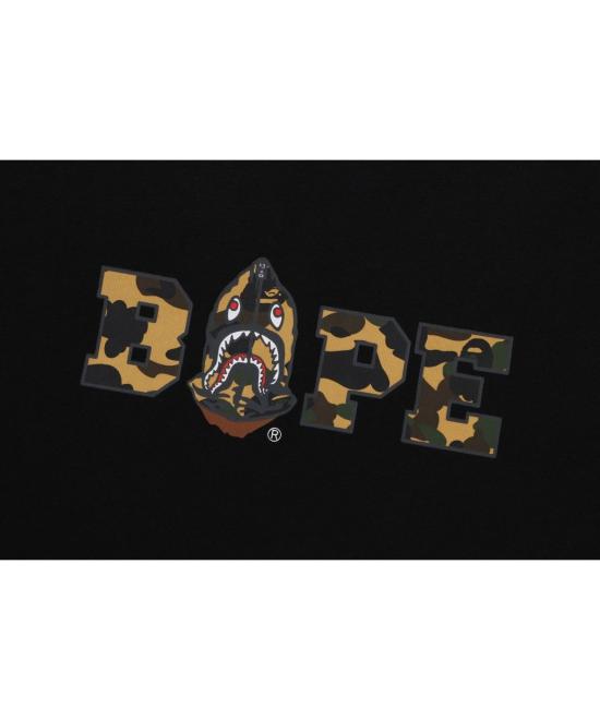  베이프 반팔 티셔츠 001TEL801315MBLK BLACK DOM - BAPE