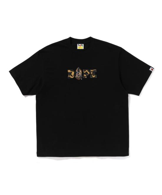  베이프 반팔 티셔츠 001TEL801315MBLK BLACK DOM