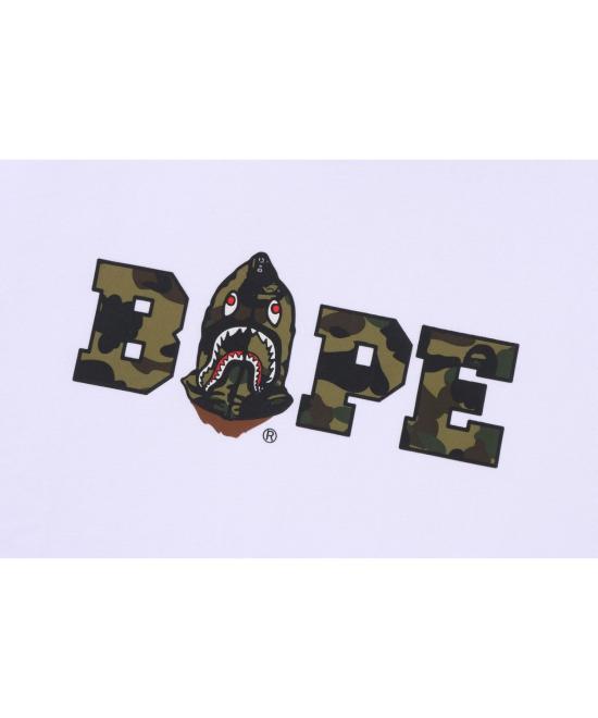  베이프 반팔 티셔츠 001TEL801315MWHT WHITE DOM - BAPE