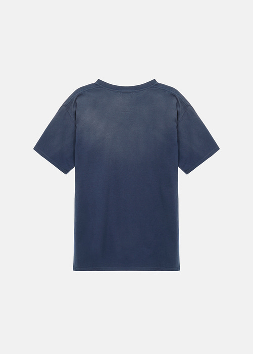 25FW 와일드 동키 반팔 티셔츠 WIDU252MRTS009NV DOM - WILD DONKEY