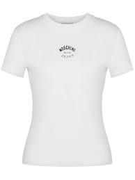 25FW 모스키노 반팔 티셔츠 AEF252K107078236AEF1001 White DOM