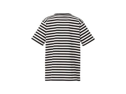  오니츠카타이거 반팔 티셔츠 2183B430 001 BLACK WHITE DOM - ONITSUKA TIGER