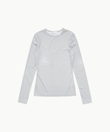  아모멘토 긴팔 티셔츠 AM24SSW02TLGREY DOM