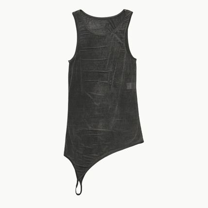  아모멘토 민소매 티셔츠 AM24SSW04TOCHARCOAL DOM