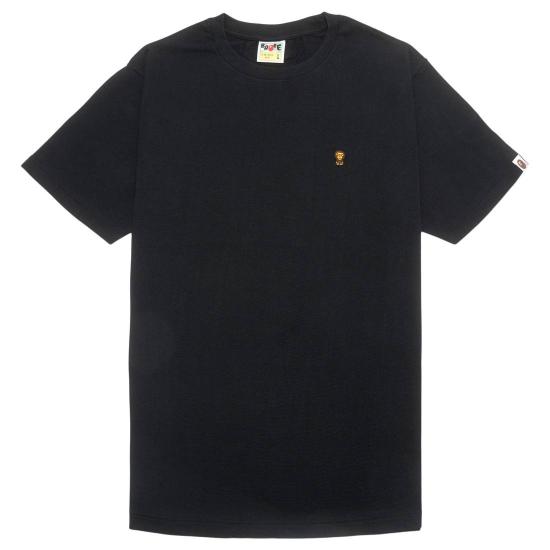  베이프 반팔 티셔츠 002TEL802010BLK BLACK DOM