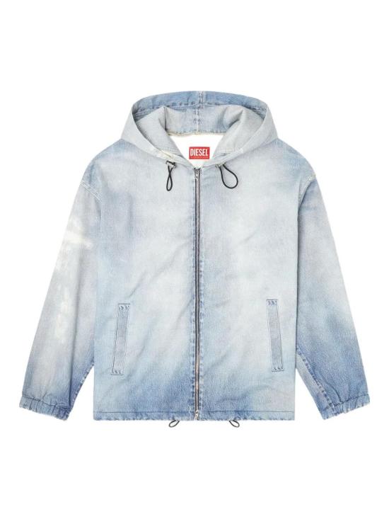 25FW 디젤 후드 티셔츠 A14694068RX01 LIGHT BLUE DOM