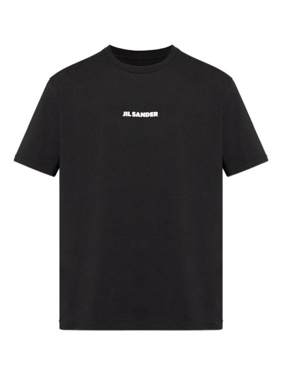 26SS 질샌더 반팔 티셔츠 J22GC0237 J20103 001 Black