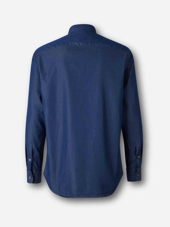 25FW 브리오니 긴팔 셔츠 SCAY0LODD11 4100NAVY DARK DENIM BLUE - BRIONI