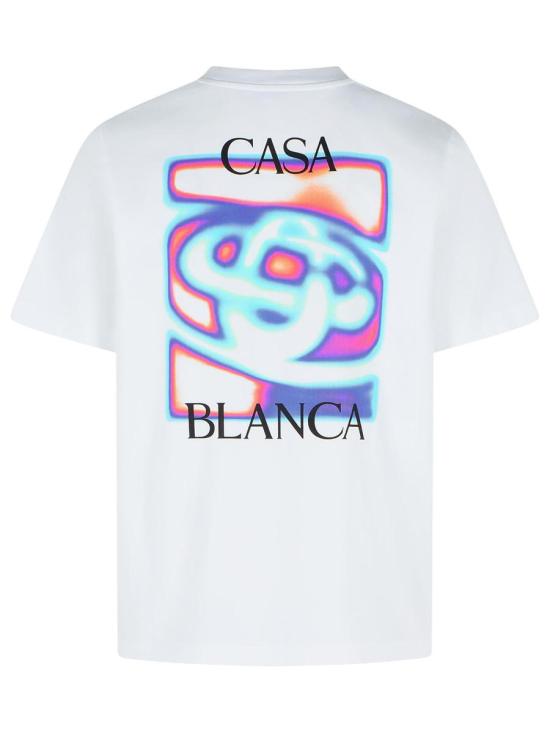 26SS 카사블랑카 탑 M SP26 JTS 001 07BRIGHT WHITE - CASABLANCA