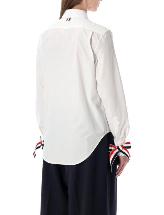 26SS 톰브라운 셔츠 26PFLL156A03113 100 WHITE - THOM BROWNE