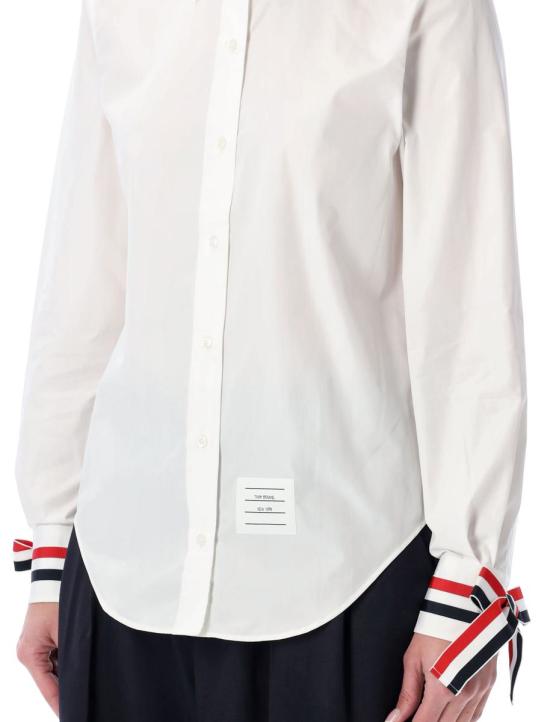 26SS 톰브라운 셔츠 26PFLL156A03113 100 WHITE - THOM BROWNE