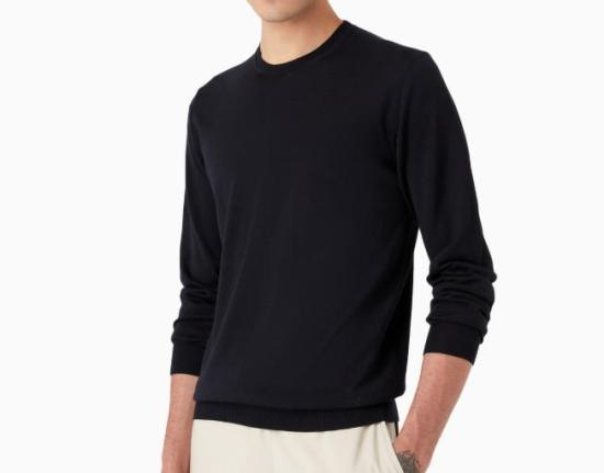 25FW 엠포리오 아르마니 스웨터 8N1M42 1M67Z0922 BLU NAVY BLUE - EMPORIO ARMANI