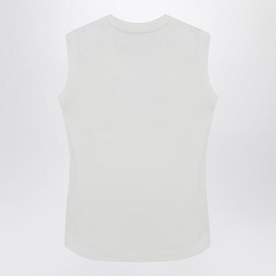 26SS 디 아티코 민소매 티셔츠 260WCN0000JJJ025AA S ATTIC 001 WHITE - THE ATTICO