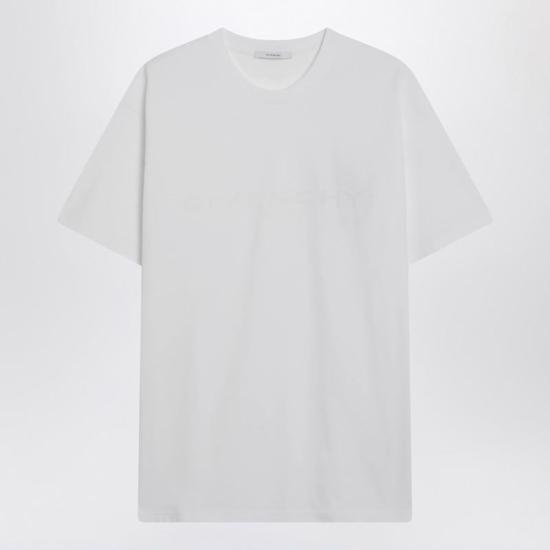 26SS 지방시 반팔 티셔츠 BM71NK3YSF S GIV 100 WHITE