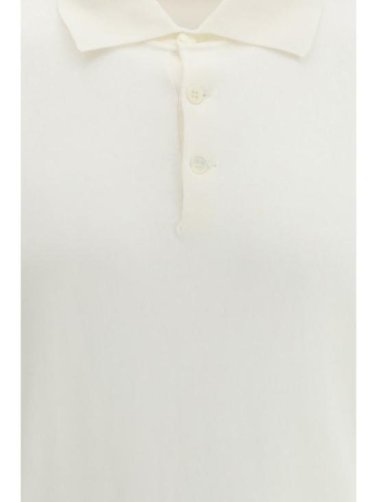 26SS 브루넬로 쿠치넬리 코튼 폴로 스웨터 M29800135 CO312 Beige - BRUNELLO CUCINELLI