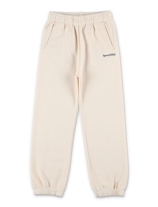 25FW [키즈] 스포티앤리치 트레이닝 웨어 PA03762300CR01 49 Bianco