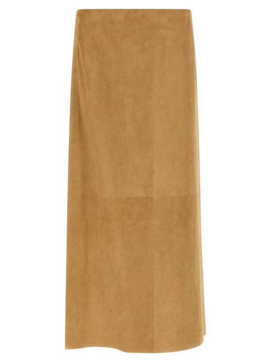 25FW 더로우 미디 스커트 10462L643BEI Beige