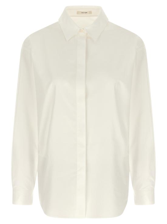 25FW 더로우 블라우스 10471W4280WHT White