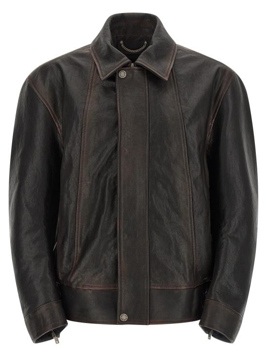 26SS 골든구스 가죽 자켓 GMP02531P0023014024940249 Multicolor