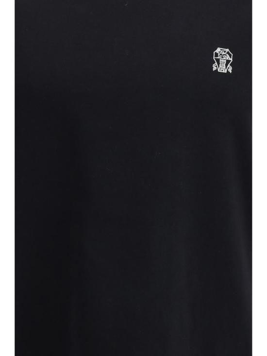 26SS 브루넬로 쿠치넬리 반팔 티셔츠 M0B137451G CCB75 Black - BRUNELLO CUCINELLI