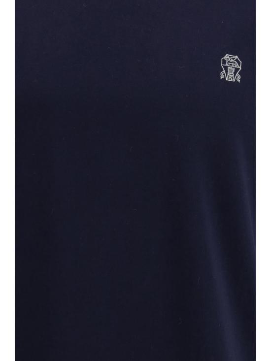 26SS 브루넬로 쿠치넬리 반팔 티셔츠 M0B137451G CD325 BLUE - BRUNELLO CUCINELLI