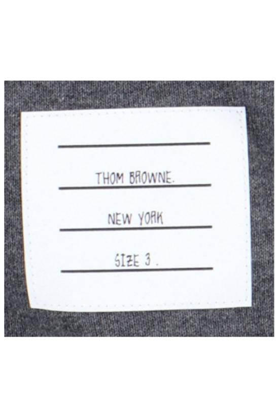 25SS 톰브라운 클래식 루프백 4바 풀 지퍼 후디 MJT022H00535025 Grey - THOM BROWNE