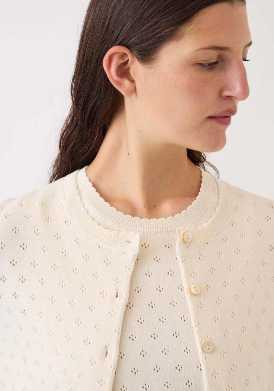  데미리 뉴욕 가디건 데밀리 린다 포인텔 코튼 카디건 블랙 - DEMYLEE