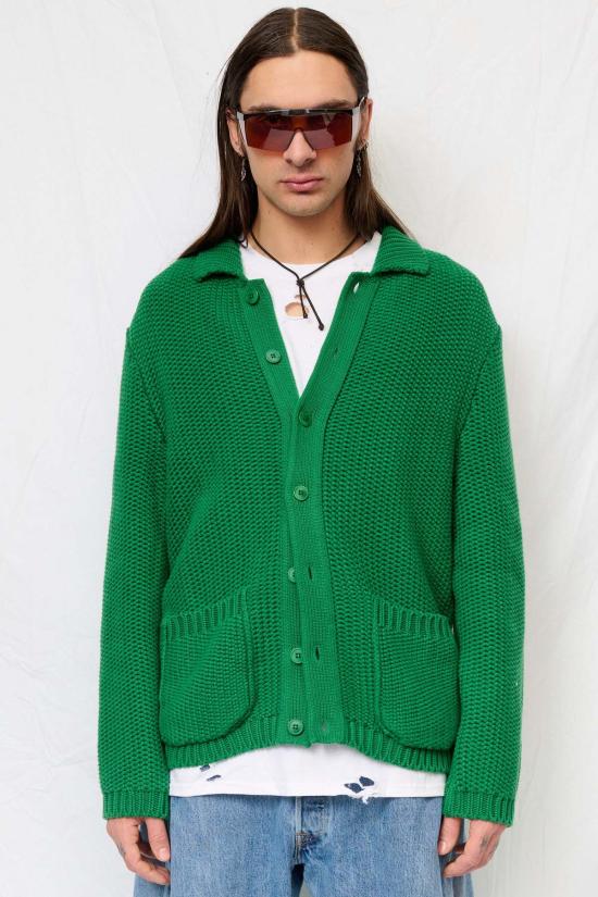  와이엠씨 가디건 Ymc 그린 베이커 카디건