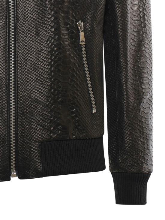 26SS 줄리아노 갈리아노 가죽 자켓 MIAMI VICE PITONENERO Black - GIULIANO GALIANO