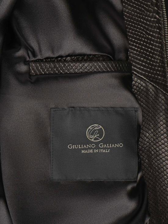 26SS 줄리아노 갈리아노 가죽 자켓 MIAMI VICE PITONENERO Black - GIULIANO GALIANO