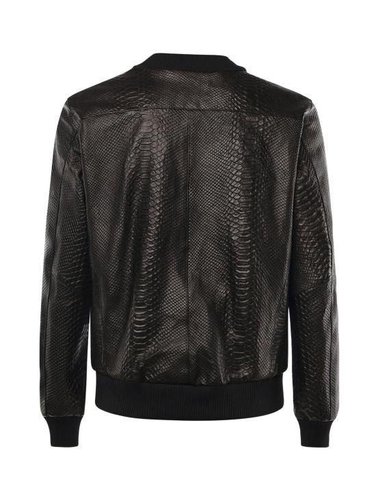 26SS 줄리아노 갈리아노 가죽 자켓 MIAMI VICE PITONENERO Black - GIULIANO GALIANO